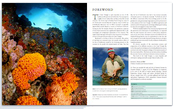 foreword, trono, coral triangle, book, publication, madeja, kassem